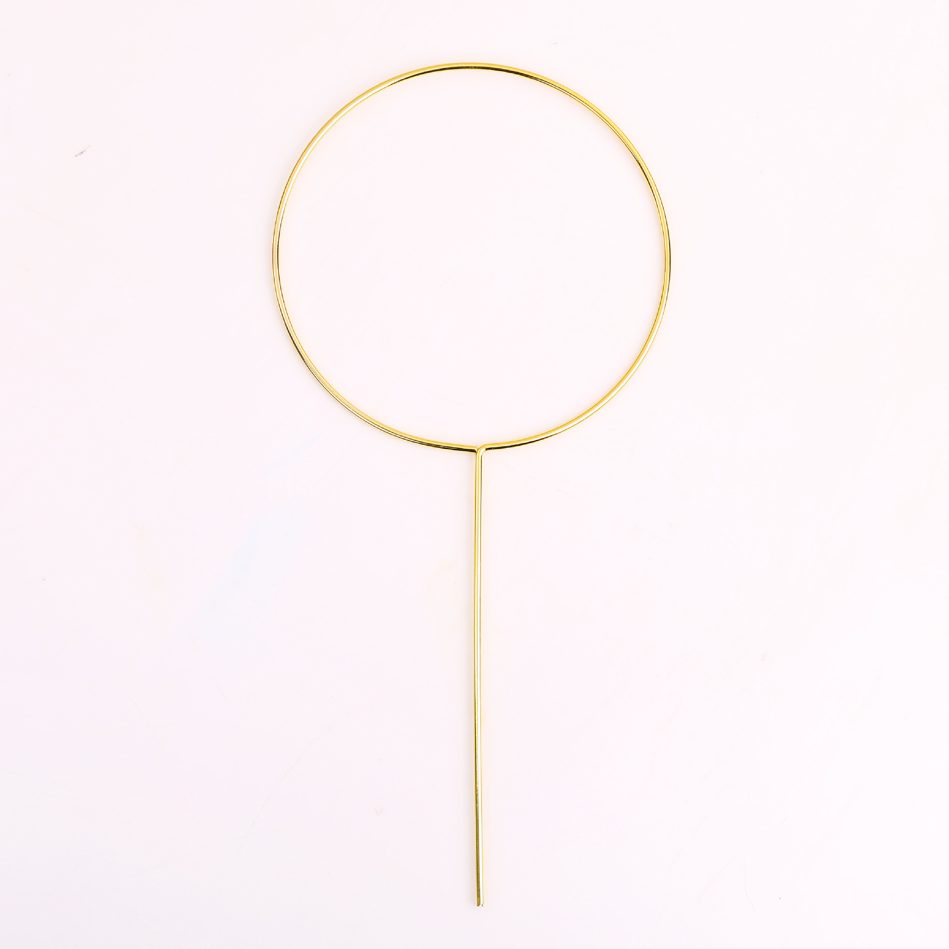 Antique Metal diy Fan Main Frame Color Retaining Group Fan Birthday Cake Decoration Iron Hanfu Accessories