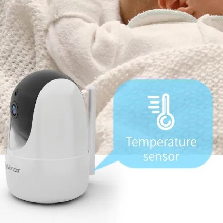 [Mczl Factory] New Product Cross-Border 5inch Source Factory Baby Monitor Wireless Night Vision Intercom Source Factory