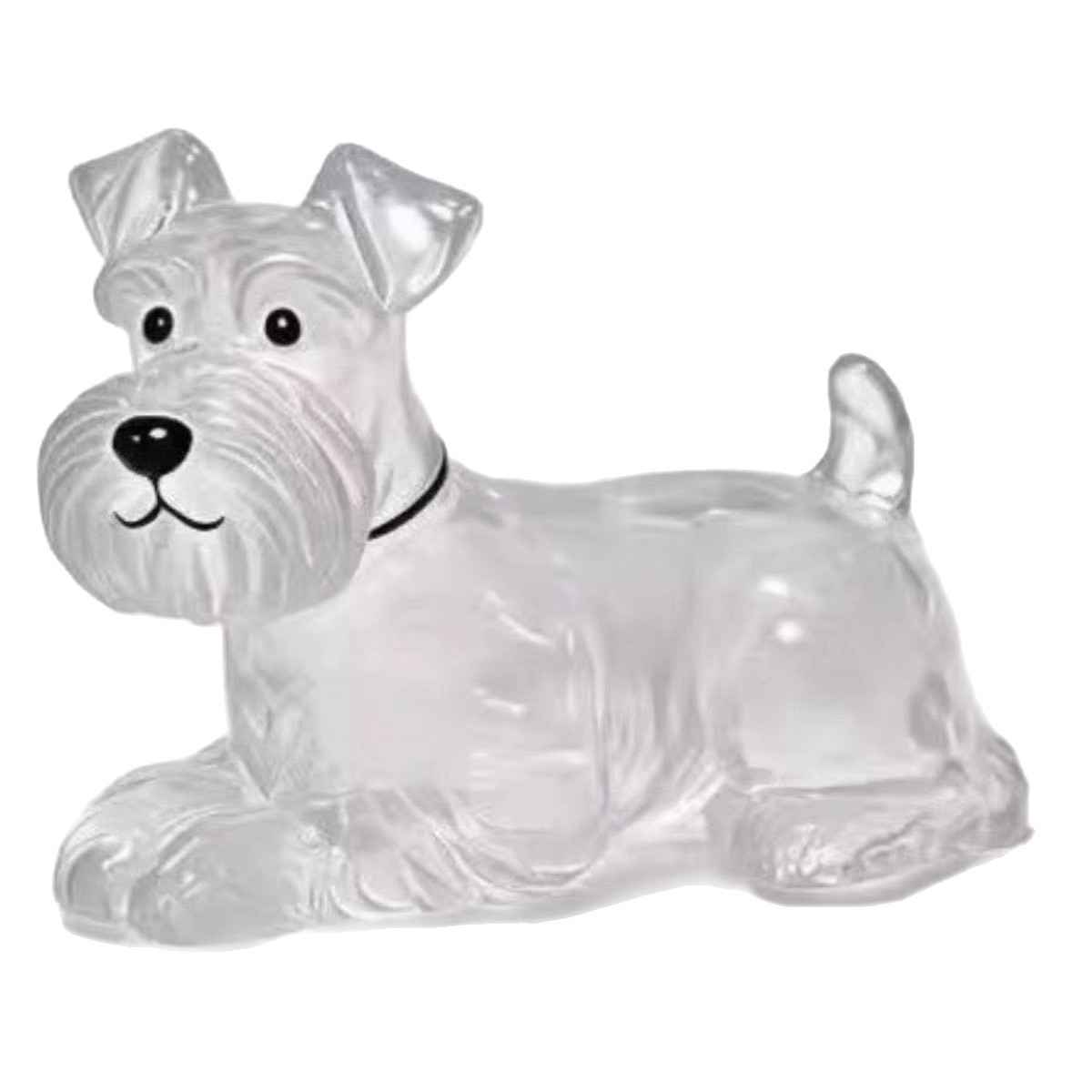 Pet Hair Pendant Cute Puppy Hair Transparent Storage Box Cat and Dog Shape Creative Pendant Keychain