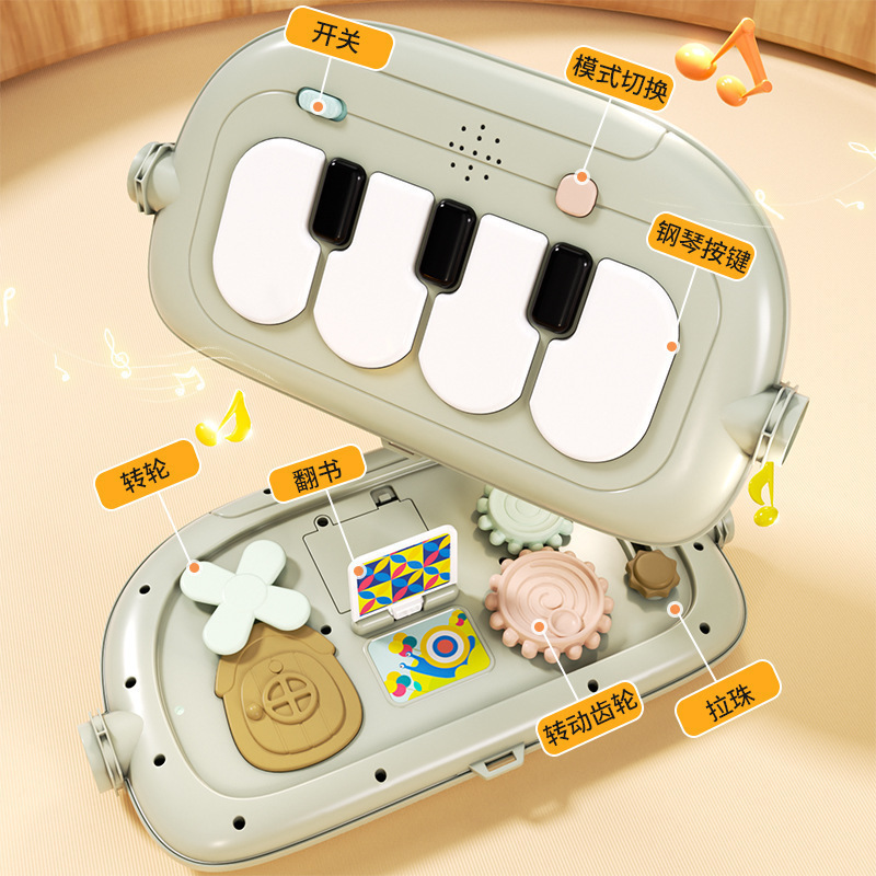 Foot Piano Newborn Baby Toy 0-1 Year Old Fitness Rack Early Education Educational Puzzle 3-6 Months Gift for Boys and Girls