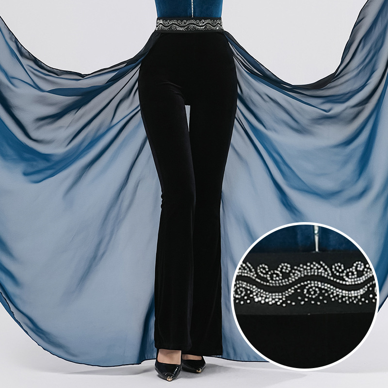 Body Etiquette Clothing Gradient Waist Seal Waist Towel Belt Training Clothing Dance Clothing Show Waist Gauze Female Star Gait Vacation Gauze