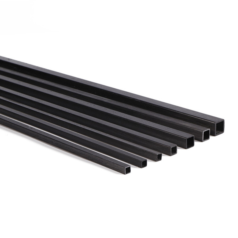 Manufacturers supply carbon fiber square tube sporting goods flagpole mechanical equipment UAV accessories carbon fiber square tube
