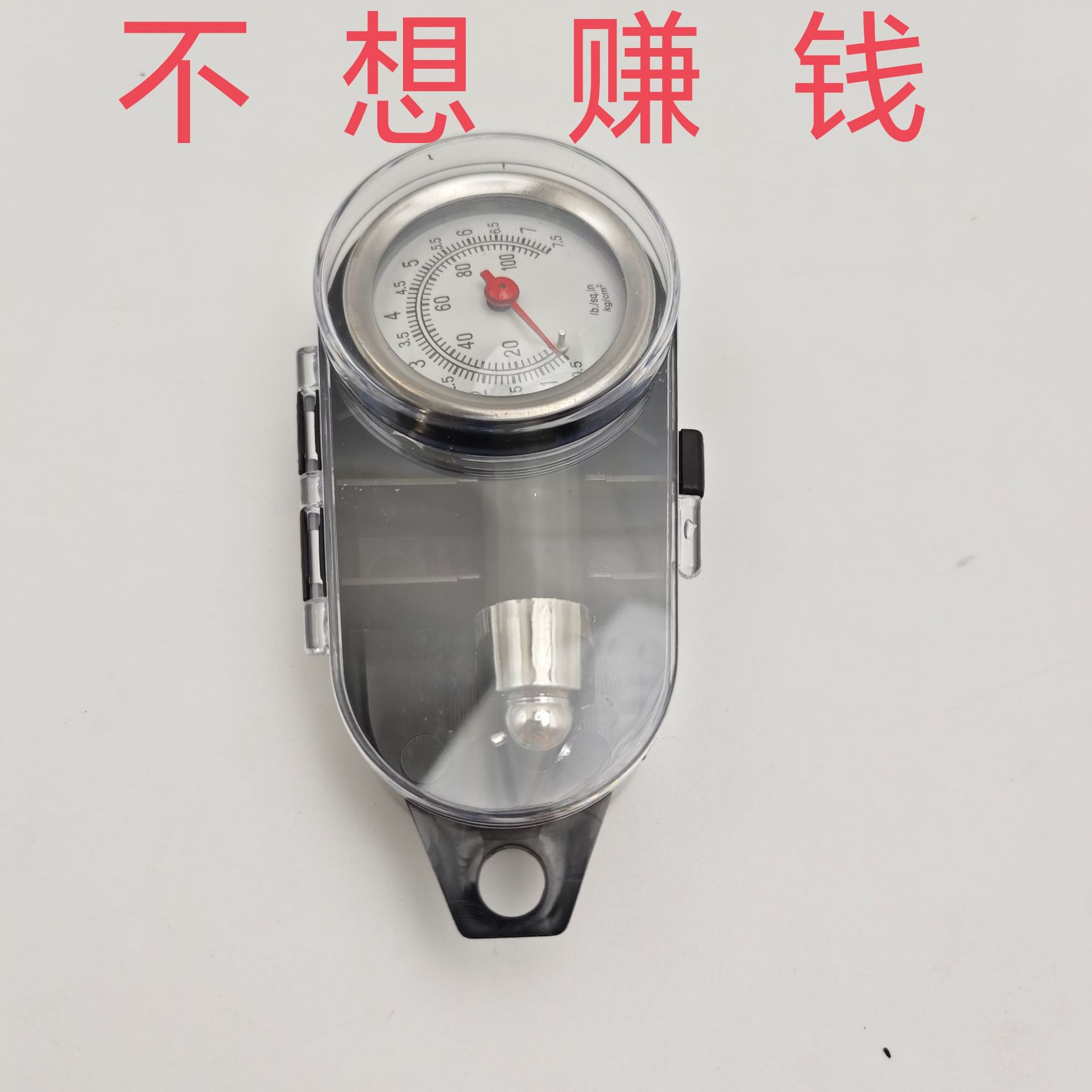 Прецизионный пружинный манометр для шин автомобиля, в упаковке, металлический манометр