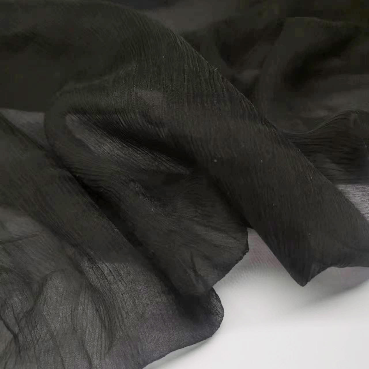 6мм Однотонная Шелковая Гладкая Креповая Ткань Элегантная Дышащая Юбка Шелковый Шарф Модная Ткань