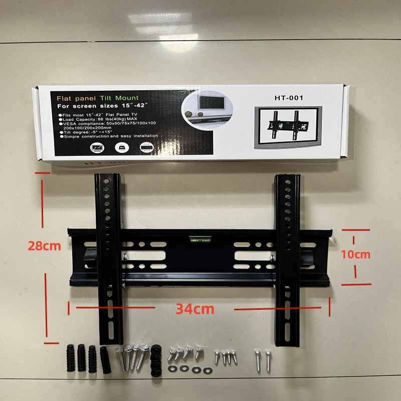 Lcd Tv Mount Wholesale Integrated Adjustable Angle Wall Mount 14-70inch Multi-Size Tv Mounts