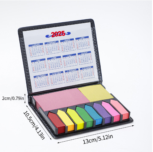 Wholesale cross-border e-commerce office creative notepad note box note paper post-it notes with calendar Amazon desk calendar