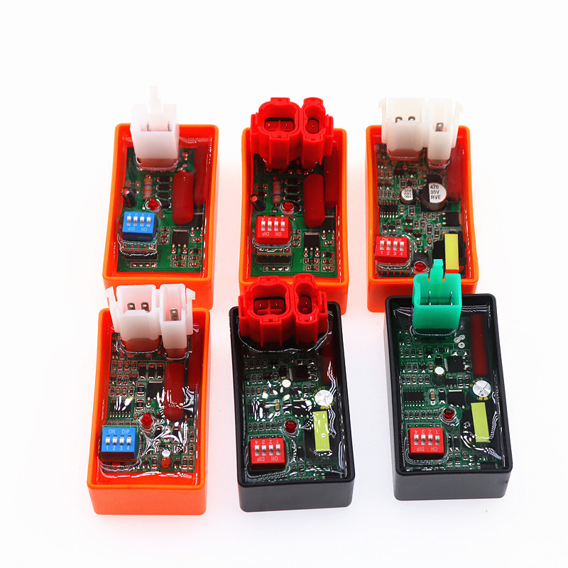 Чип-зажигалка CDI прозрачный клей DC модификация CG GY6 DY 110 ATV с регулировкой