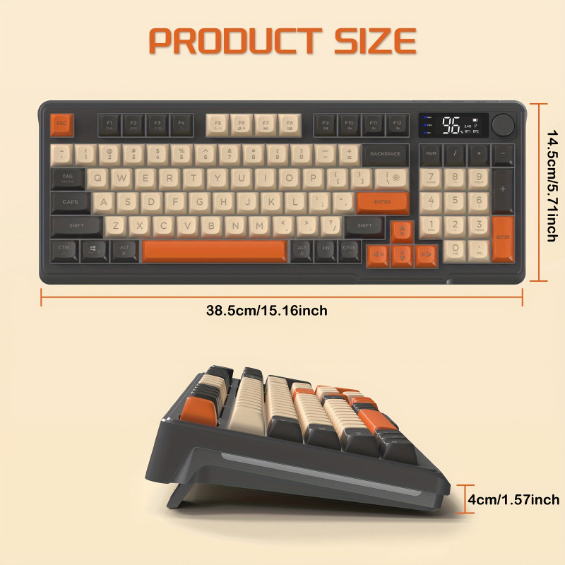 2026 New Cross-Border Dropshipping Film Wireless Gaming Keyboard Silent Cross-Border Keys