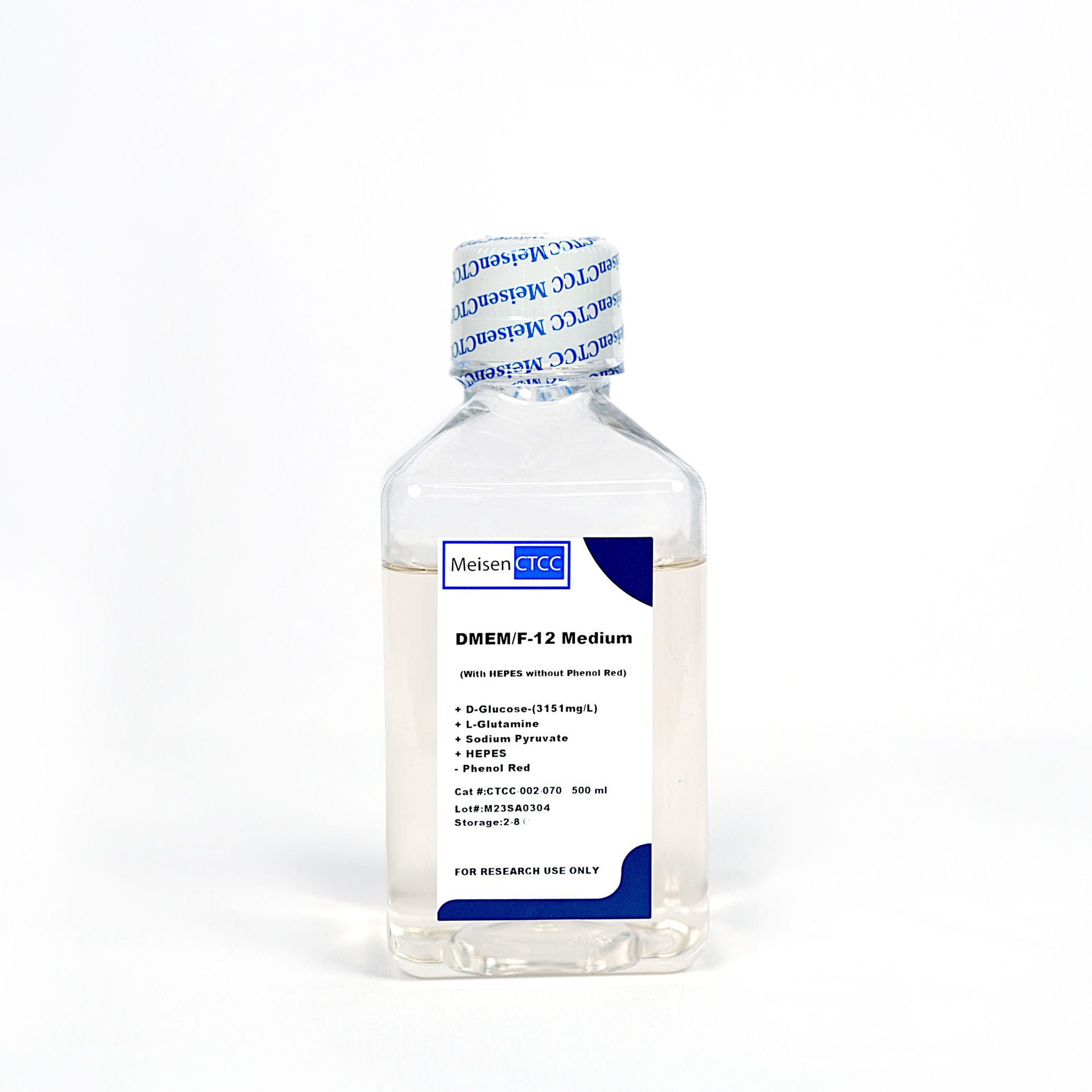 Meisen Ctcc Meisen Dmem/F-12 Culture Medium (Contains Hepes; Does Not Contain Phenol Red)