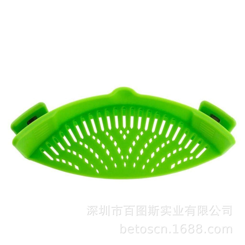 Cross-border water filter kitchen silicone rice washing device pot drain device fruit and vegetable noodles filter water baffle plate wholesale