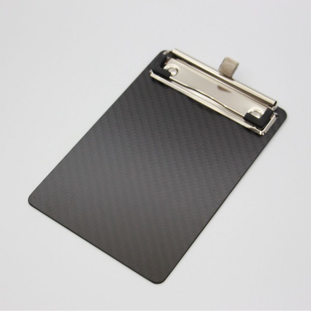 Real Carbon Fiber Board Clip A4 A5 Office File Folder Bill Board Clip Lightweight Hard Not Easy to Fall Apart