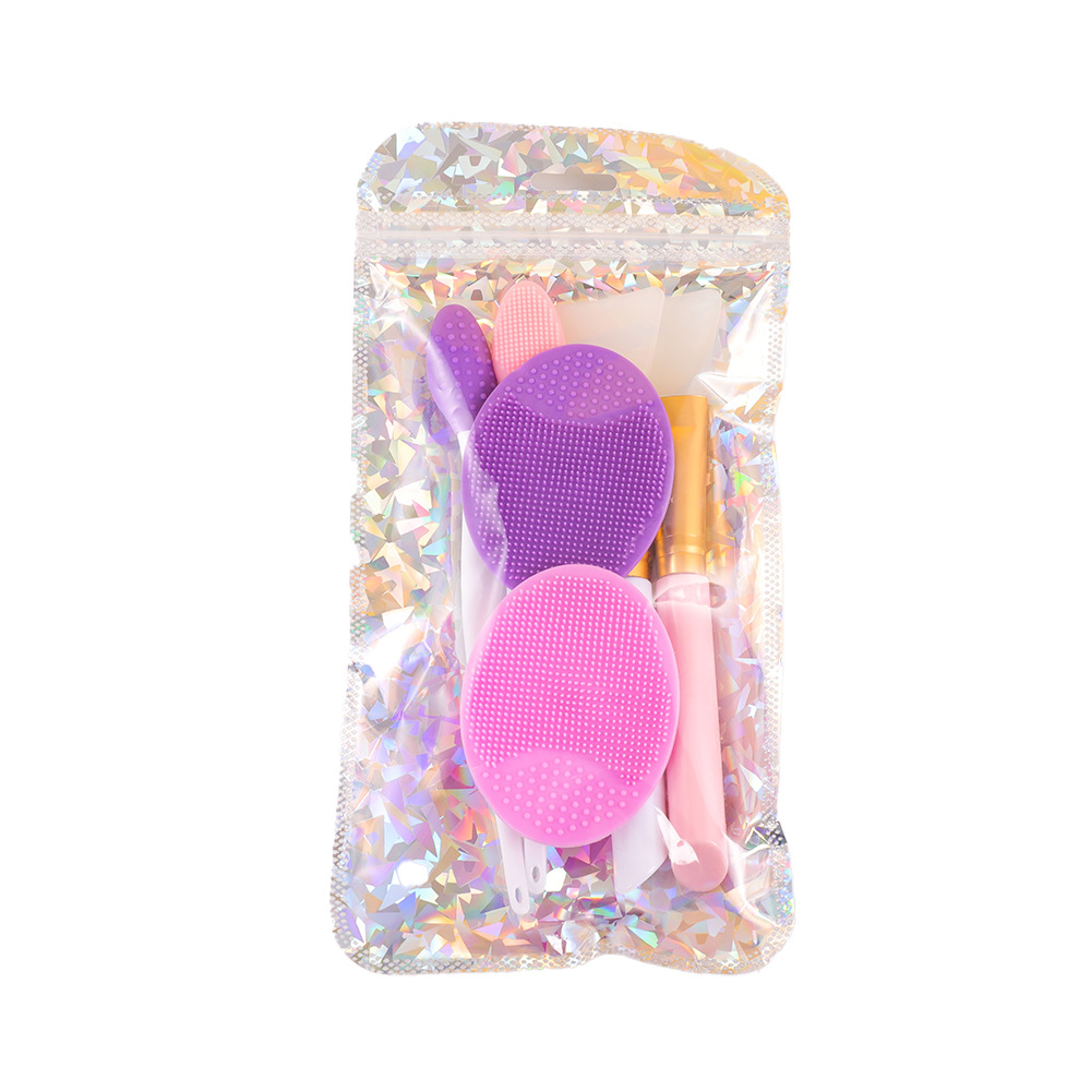 Cosmetic Brush 6 Pack Silicone Facial Blackhead Mask Brush suit Beauty Tools, etc