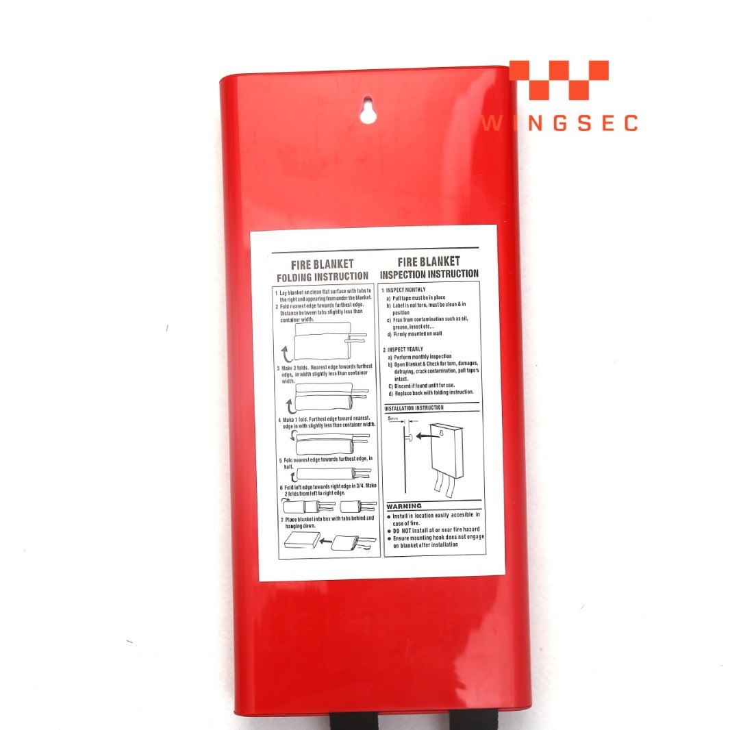 Fire Blanket Household High Temperature Resistant Fiberglass Fireproof Cloth Flame Retardant Multi-Size Outdoor Fireproof Blanket Manufacturer