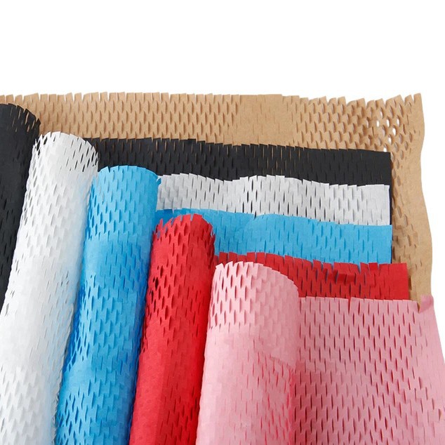 Honeycomb Paper Packaging Paper, Honeycomb Filling, Cushioning, Bouquet Wrapping Paper, Gift Box Packaging, Protective Kraft Paper, Environmentally Friendly
