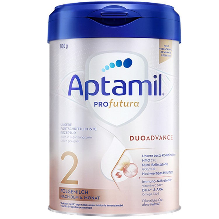 Aptime Platinum German Version Stage 2 Infant Milk Powder All Stages Pre/1/1+/2+ Stage 800g De'Art