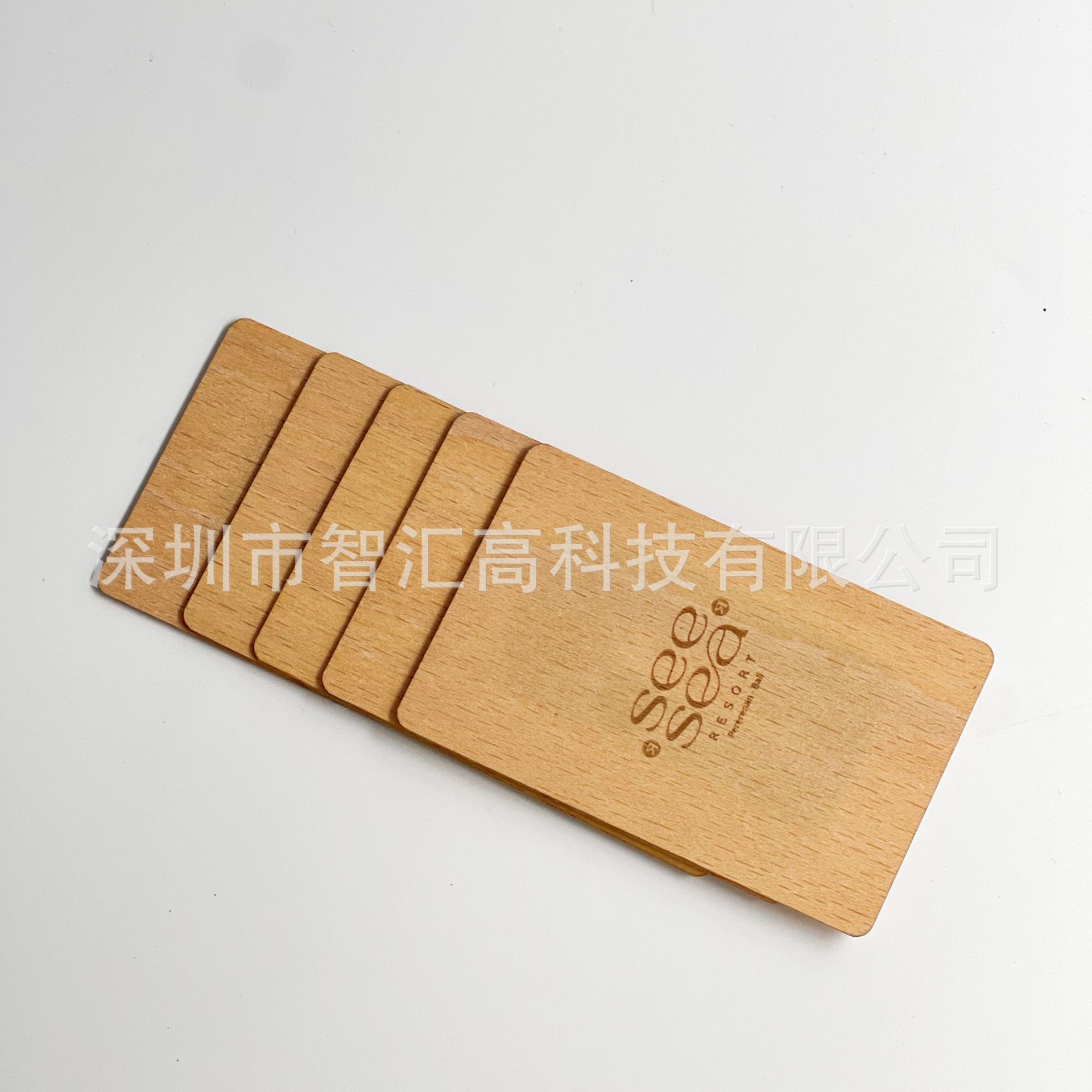 Manufacturer Rfid Wooden Card Fudan M1 Bamboo Wooden Door Card Wooden Card Ic Card Hotel Room Card Access Control Card