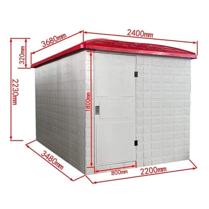 FRP molding integrated well room FRP well Castle farmland irrigation FRP intelligent well Room