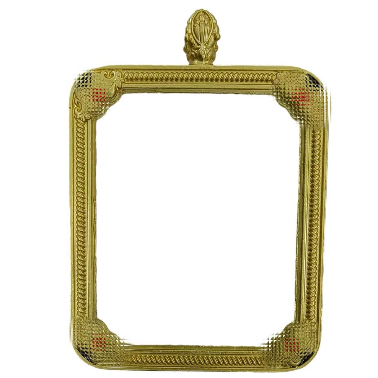 Gawu box shell pendant glass cover thangka shell round single-sided double-sided golden retro shell thangka shell waterproof