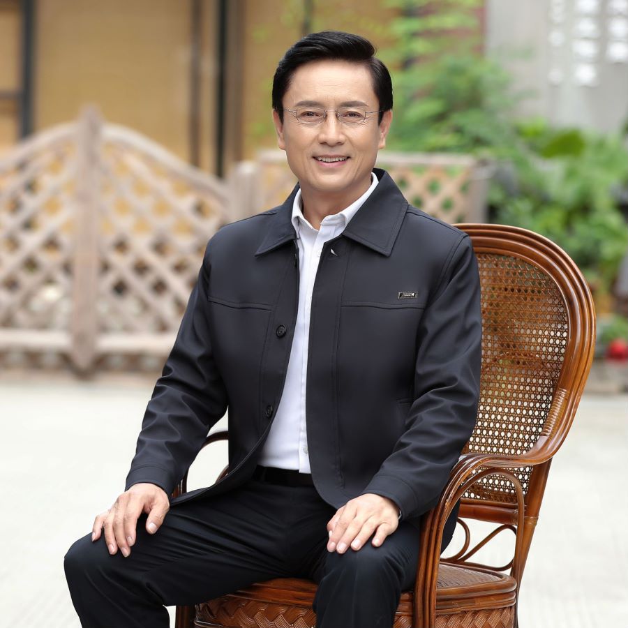 Middle-aged and elderly men's dad coat plus size middle-aged men's business casual jacket men's autumn and winter men's jacket