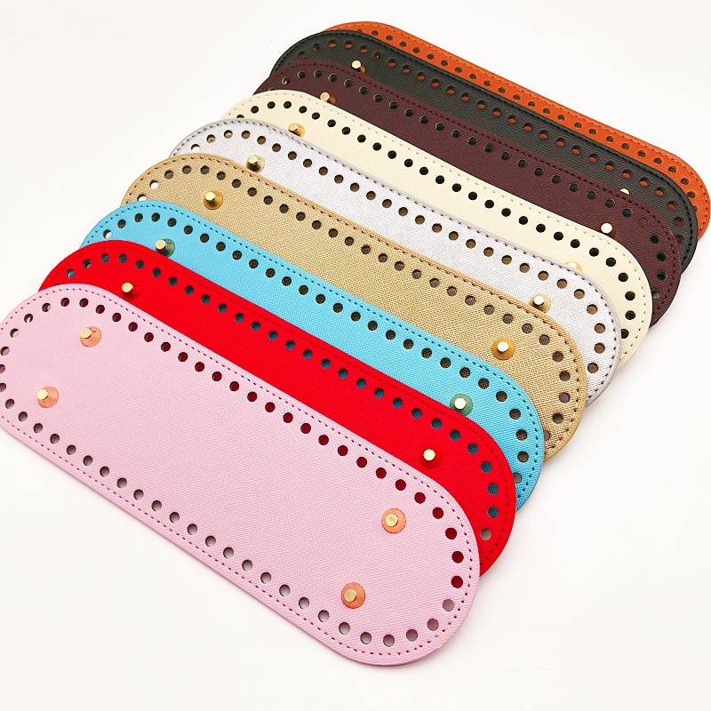 Luggage Hardware DIY Hyuna Woven Bag Base 26*8cm Bag Bottom Handmade Bag Leather Base Plate Spot Wholesale