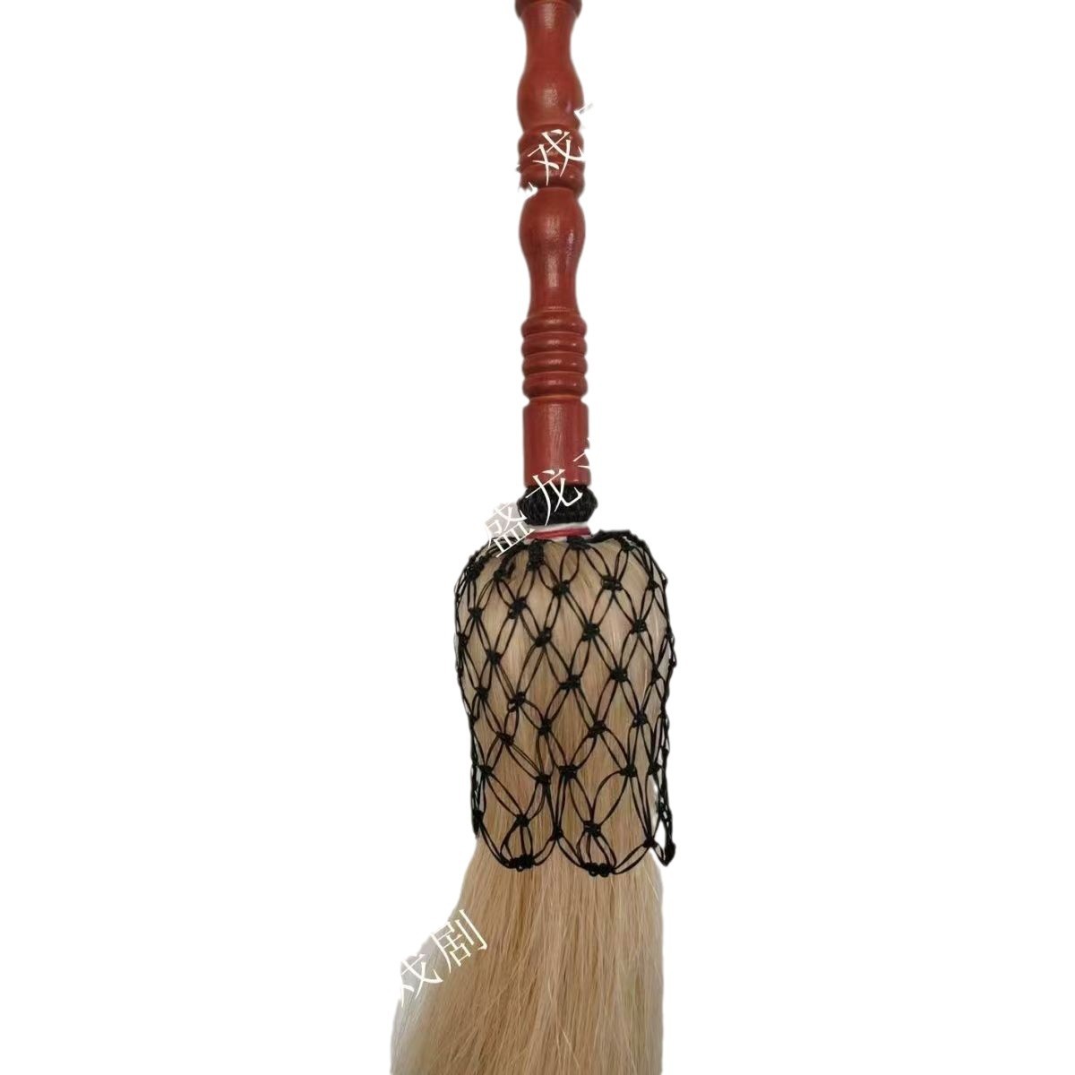 Real Ponytail Costume Props Eunuch Dustpan Taoist Dust Buddhist Dust Morning Exercise Real Dustpan Duster Tai Chi Artifact Free Shipping