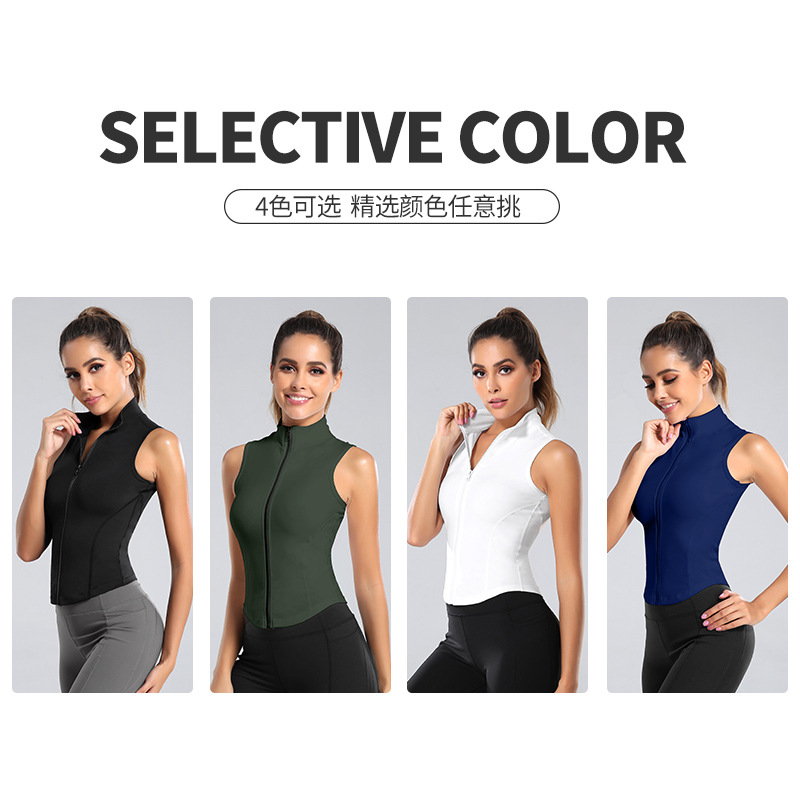 Running Outdoor Vest Yoga Clothes Sweat-absorbent Sports Fitness Clothes Slimming Sleeveless Slim-fit Vest Tight Fitness Clothes