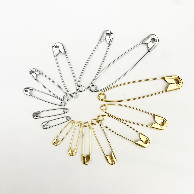 Safety Pin Insurance Pin Pear-Shaped Pin Gourd Pin Universal Pin Multi-Size Buckle Pin Size Brooch