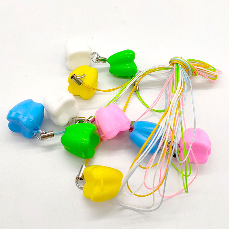 Factory teeth deciduous teeth box baby deciduous teeth storage box children's teeth box wholesale plastic teeth collection box