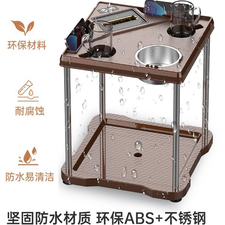 Automatic Mahjong Table Coffee Table Tea Rack Chess and Card Room Mahjong Machine Small Coffee Table Water Cup Holder Mahjong Hall Tea Table