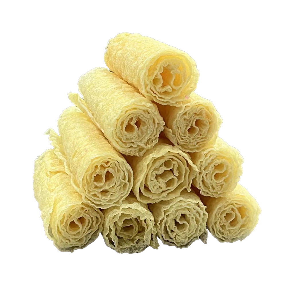 Guangxi hot pot ingredients ring bell roll gold roll crisp bell roll bean curd roll fried bean curd commercial wholesale one piece