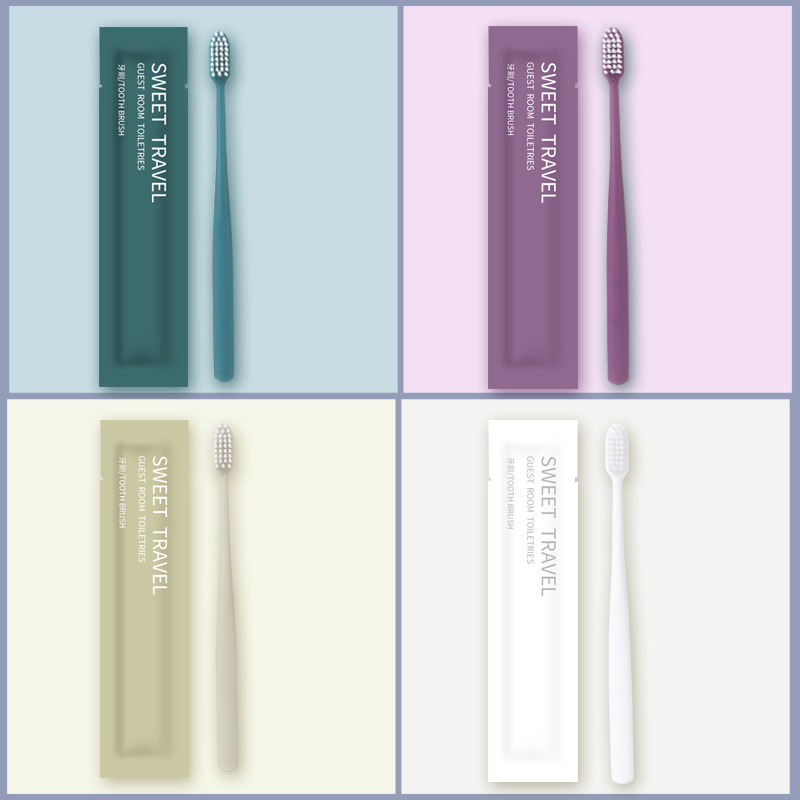 Disposable dental appliances for hotels wholesale hotel toiletries toothpaste soft bristles toothbrush set for homestay