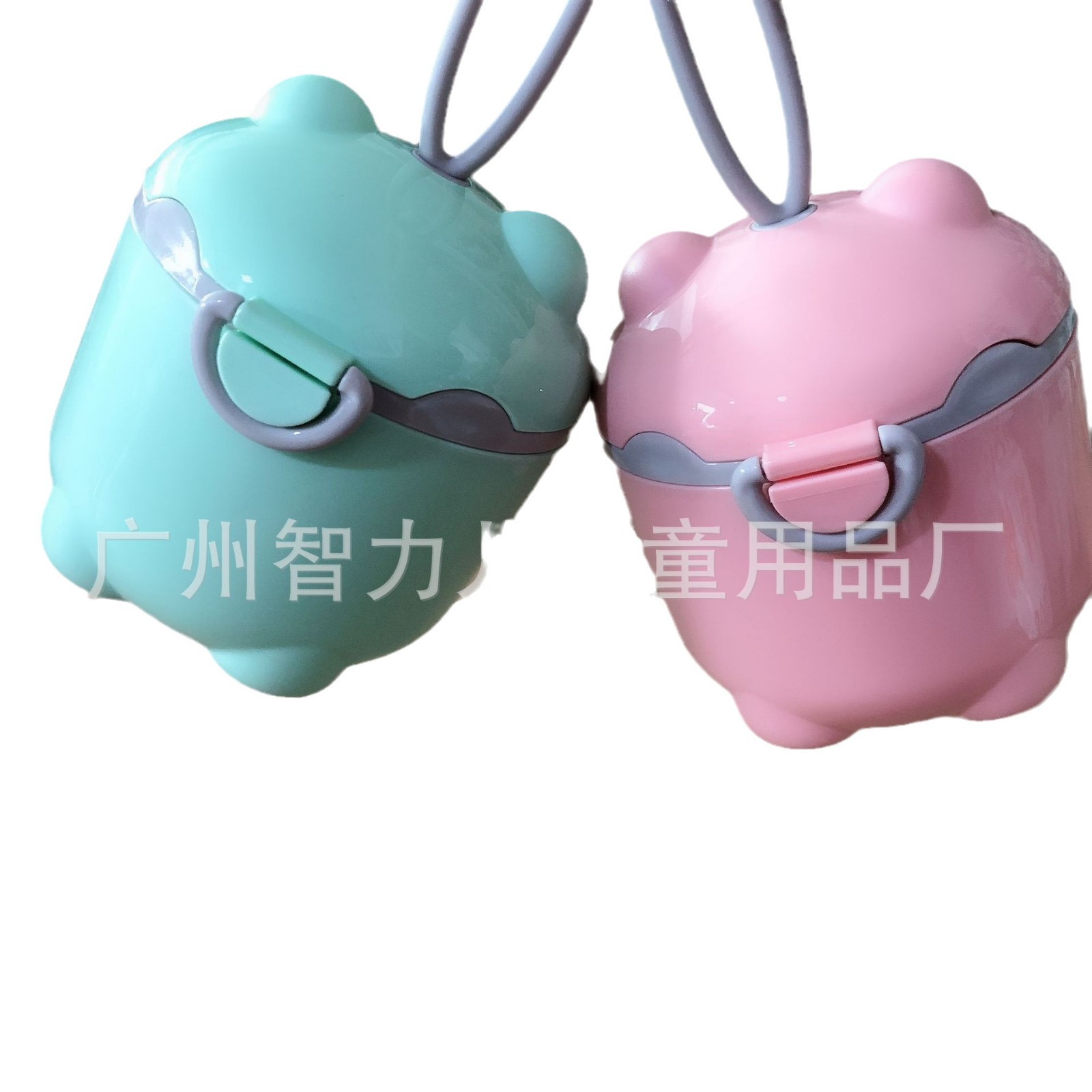 Piggy portable milk powder box out of large capacity milk powder portable storage tank baby child lock seal factory direct supply
