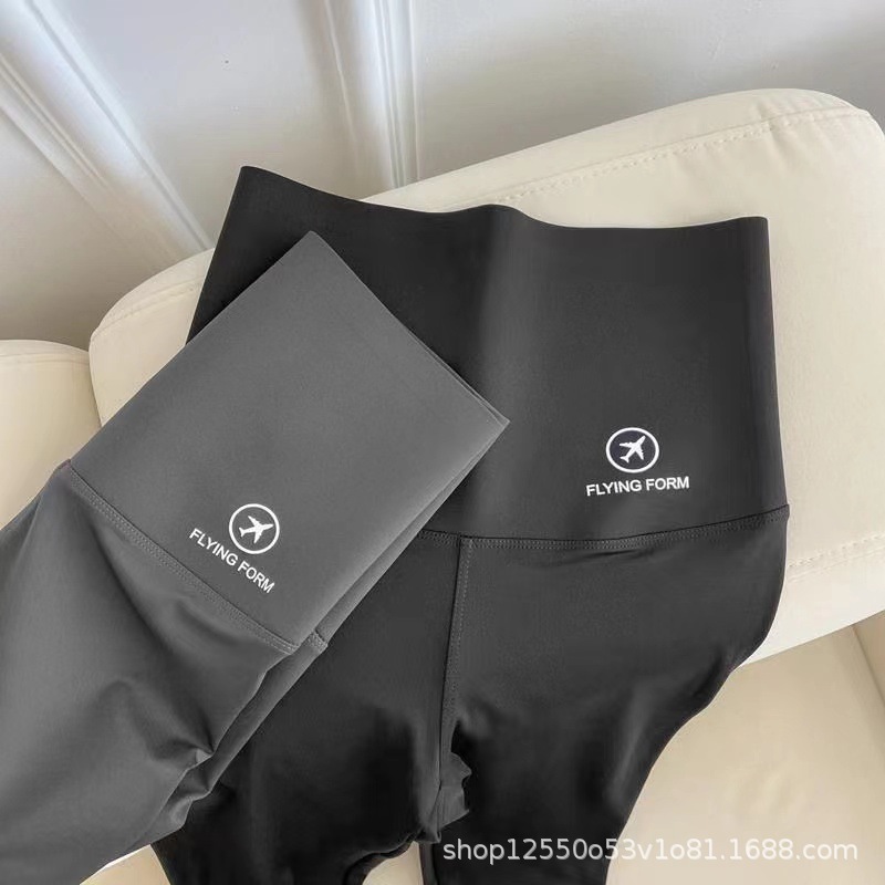 Five-point Shark Pants Women's Outer Wear Summer Thin High-waist Slim-fit Base Riding Barbie Shorts No-mark Yoga Pants