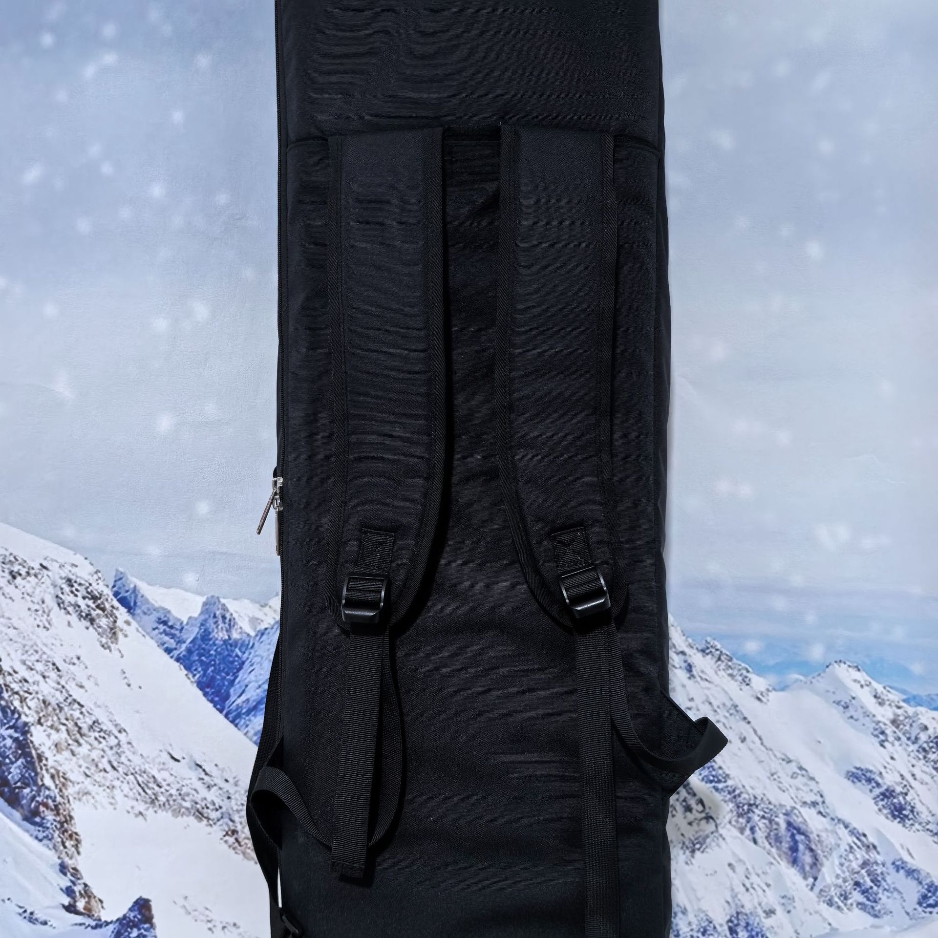 Flamingo Snowboard Cover One-Shoulder Snowboard Dumpling Leather Backpack Ski Bag Color Matching Skateboard Storage Bag Snowboard