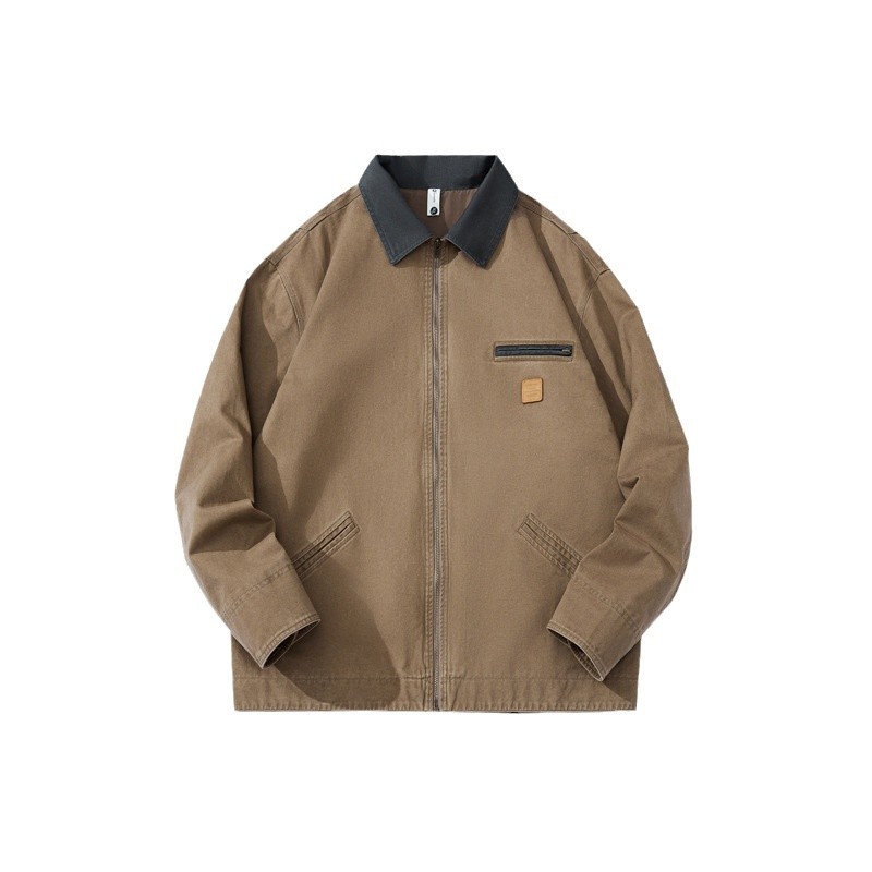 Autumn and Winter Vintage Jacket Men's Hunting Clothes American Ami Khaji Star Crossing Detroit Cotton-padded Coat Work Jacket Men's