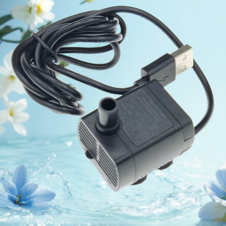 Source Factory 2415-12 Pet Silent USB Micro Water Pump 5V Dc Brushless Micro Water Pump Small Water Pump