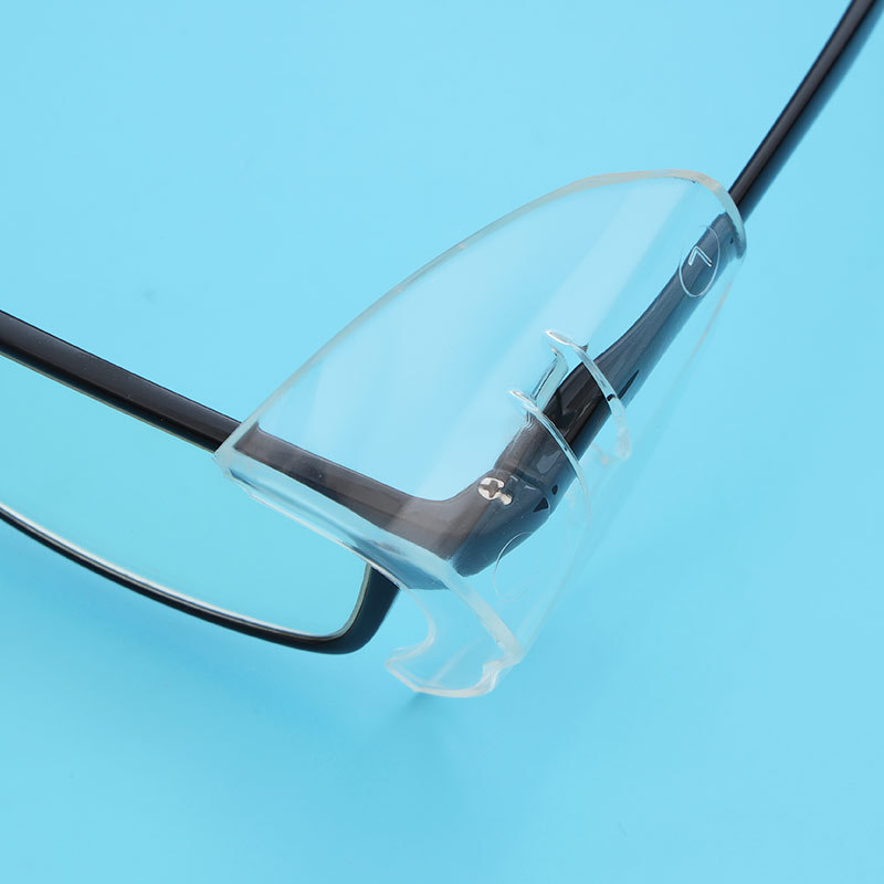 Manufacturer Wholesale Transparent Glasses Wings Foot Protection Tpu Glasses Protection Wings Anti-Splash Myopia Glasses Side Wings