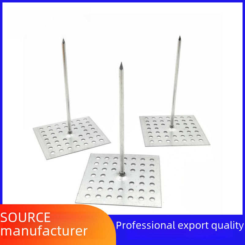 Factory Direct Sales Professional Insulation and Insulation Galvanized Metal Low Carbon Steel 63.5 Mesh Insulation Nails