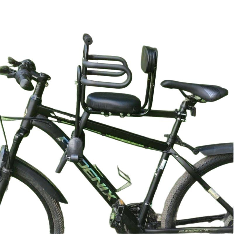 Bicycle Mountain Bike Child Seat Front Universal Folding Bike Curved Beam Bike Baby Child Baby Safety Seat