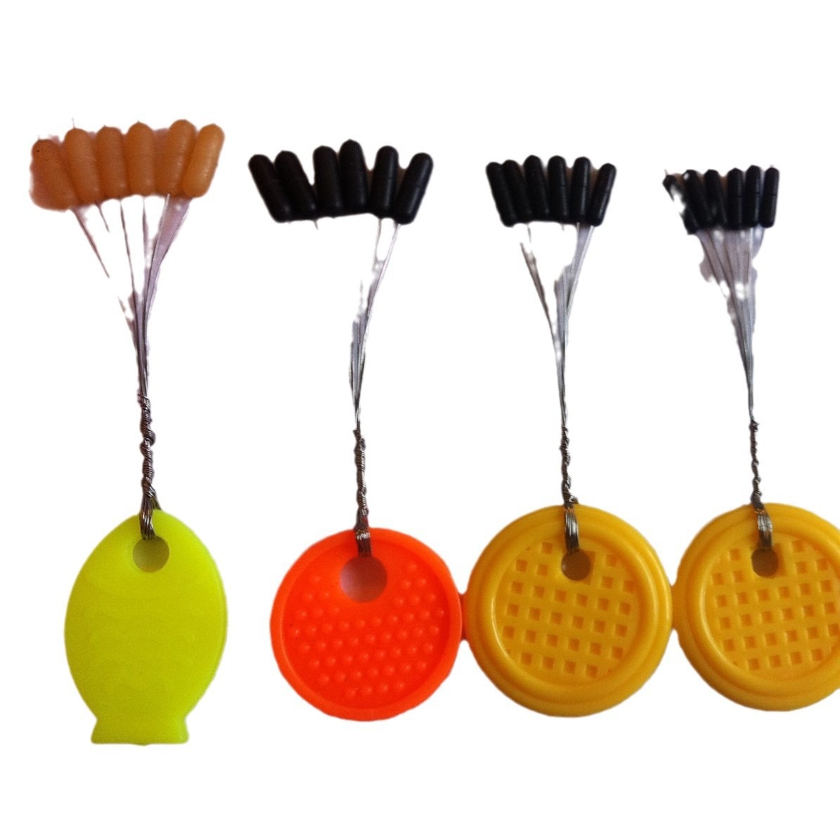 Space beans bulk wholesale silicone super tight top beans anti-entanglement beans reinforced competitive black pit fishing wholesale