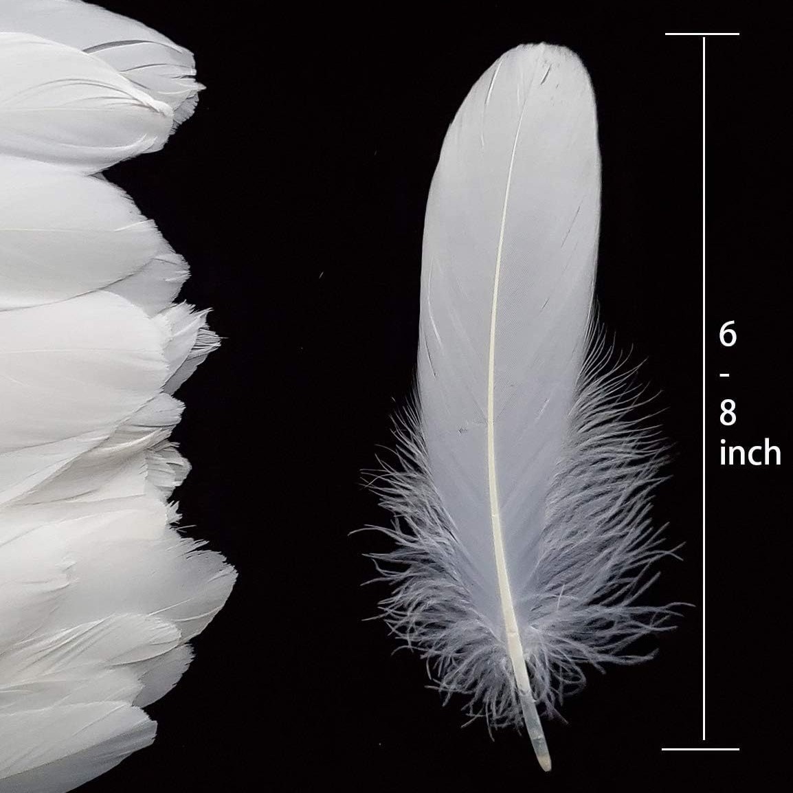 Goose Feather Hard Large Floating Feather Fluffy Dream Catcher Cat Teaser Wand Ornament Accessory Lamp