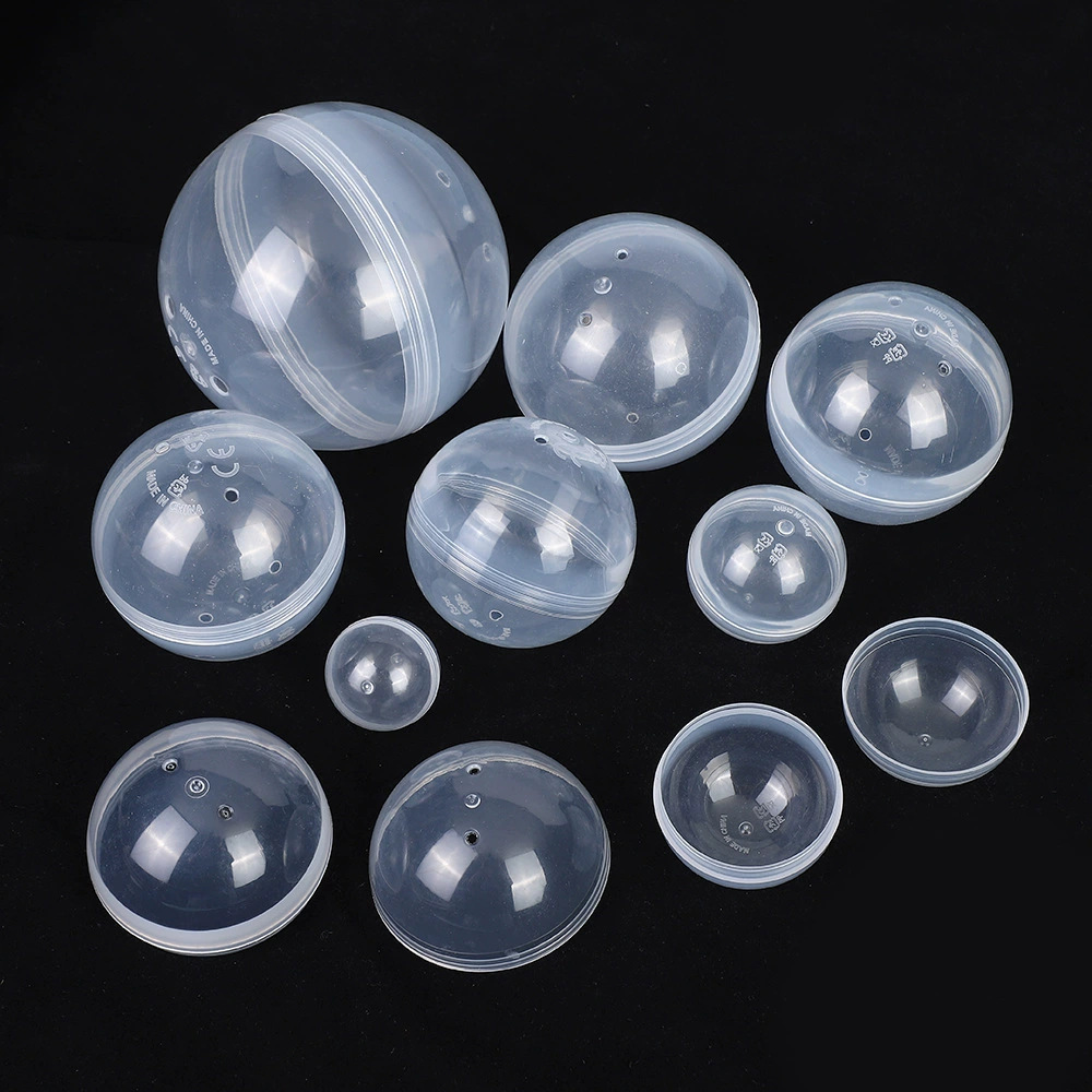 Factory Wholesale 45Mm-75Mm Transparent Gashapon Shell Gashapon Toy Gift Ball Gashapon Gift Egg Gashapon Ball