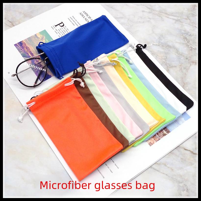 Wholesale microfiber glasses bag bundle bag flannel bag glasses needle one needle two needle three spot supply