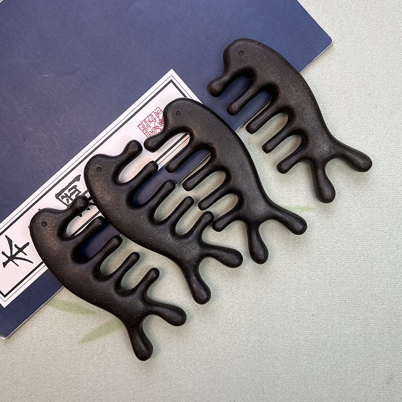 Live Broadcast Natural Herbal Handmade Incense Comb Massage Comb Hair Comb Natural Incense Comb Chinese Medicine Comb Factory Wholesale