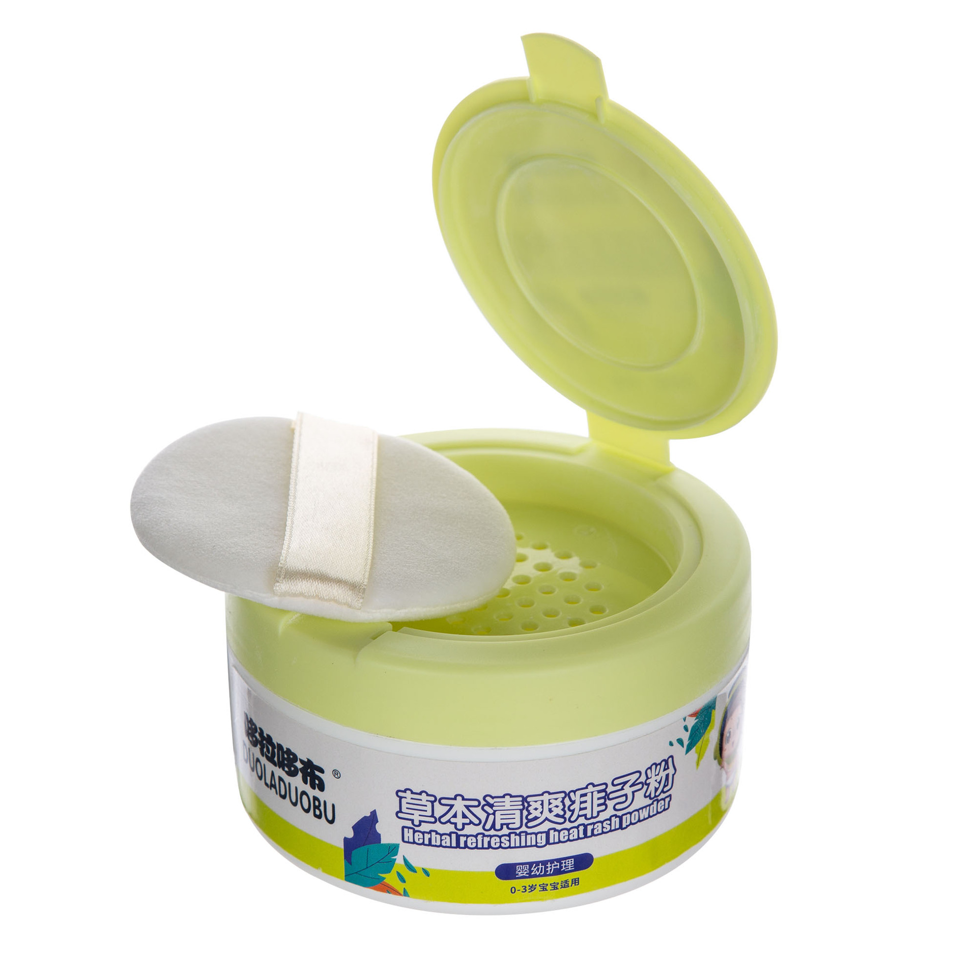 Doraobo New Baby heat prickly powder prickly heat powder 140g boxed mild refreshing heat powder 6419