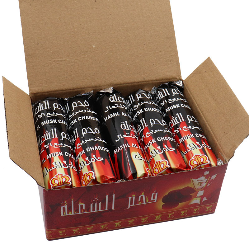 Arabian hookah carbon hookah charcoal quick-burning carbon shisha hookah charcoal 33mm 100 tablets