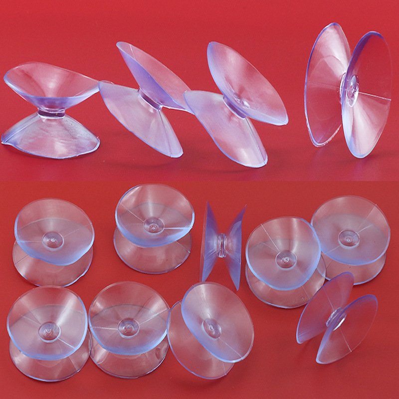 Factory wholesale transparent double-sided suction cup coffee table glass fixed non-slip suction cup pad countertop isolation glass suction cup