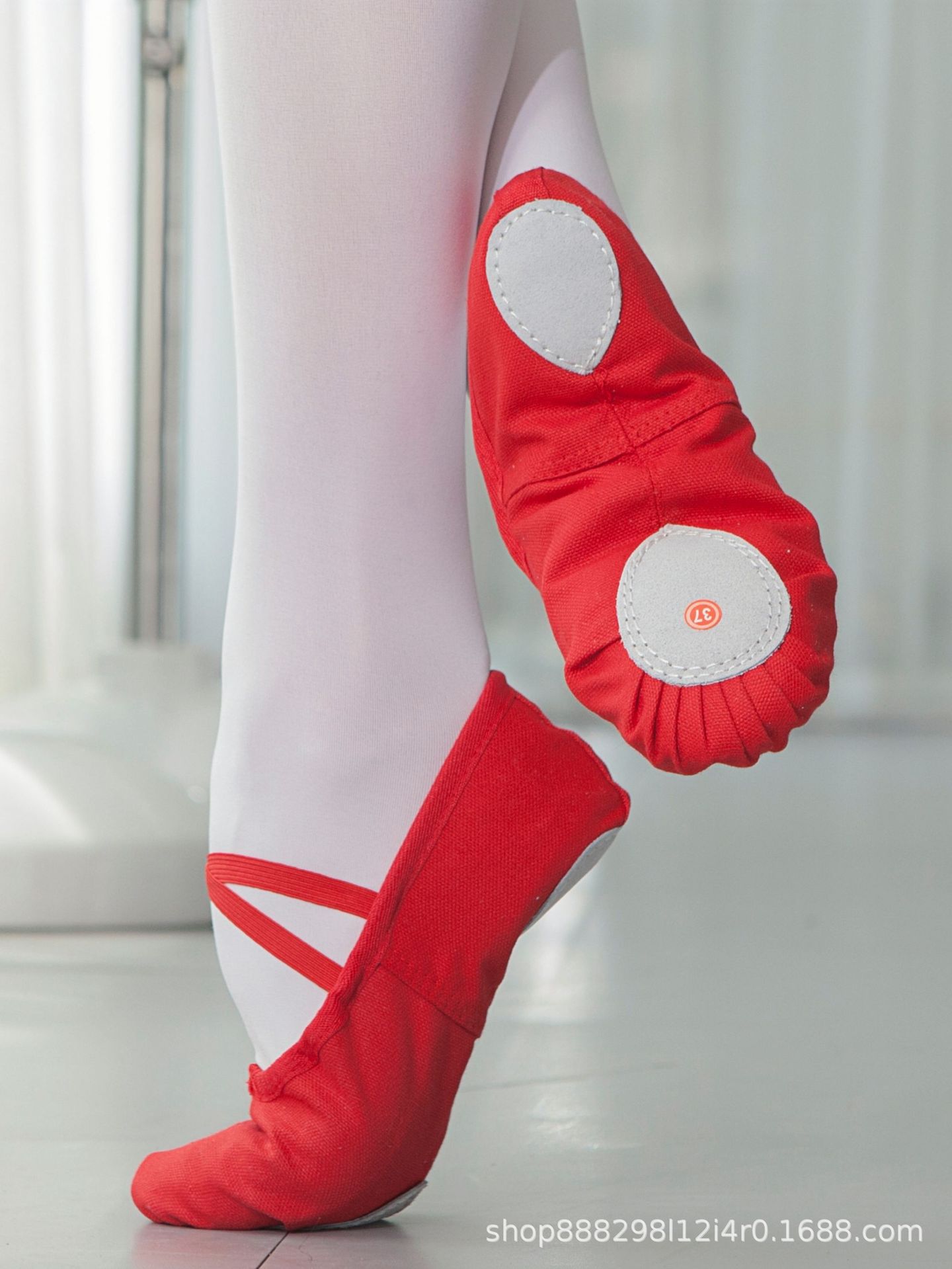 Dance Shoes for Girls and Adults Soft-Soled Chinese Dance Professional Ballet Practice Shoes for Girls Flesh-Colored Classical Dance Shoes