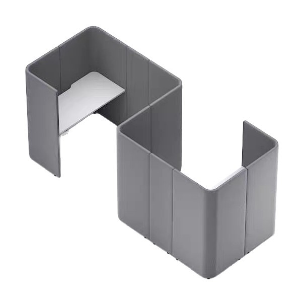 Open Screen Card Holder Office Computer Desk Designer Soft Bag Fabric Workstation Private Semi-Shaded Special-Shaped Enclosure Shared