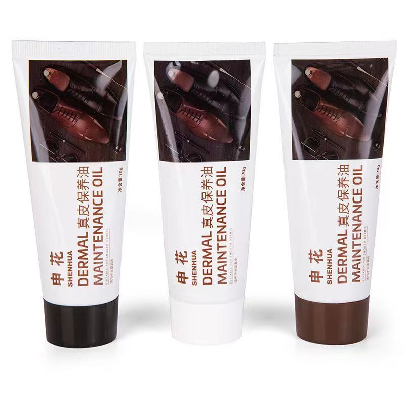 Shenhua Shoe Polish Premium Leather Care Oil Black 70g Sheep Oil Leather Shoe Stain Remover Shoe Care